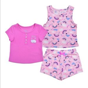 Sweet Dreams Purple & Blue 'Dream All Day' Pajama Set